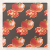 verse tomaat glazen onderzetter (Voorkant)