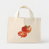 verse tomaat mini tote bag (Voorkant)