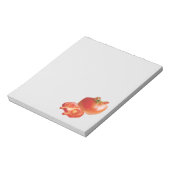 verse tomaat notitieblok (Linkerzijde)