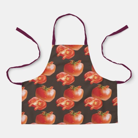 verse tomaat schort (Voorkant)