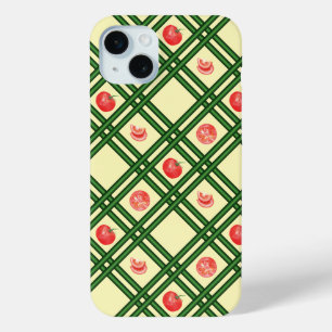 Verse Tomaten Tuinman Patroon iPhone 15 Mini Hoesje