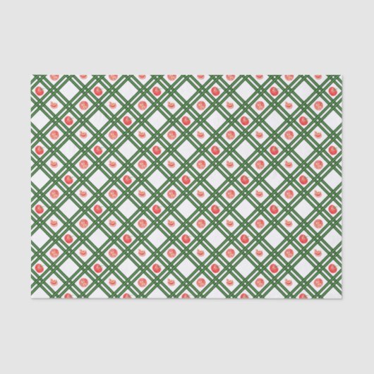 Verse Tomaten Tuinman Patroon Tissuepapier (Voorkant)