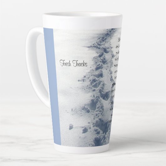 Verse Tracks Inspirerend Verse Latte Mok (Linkerhoek)