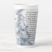 Verse Tracks Inspirerend Verse Latte Mok (Voorkant)