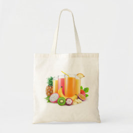 Verse tropische sappen tote bag