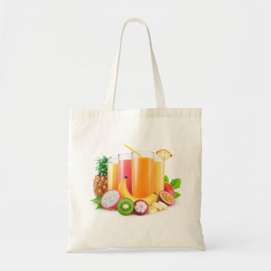 Verse tropische sappen tote bag (Voorkant)