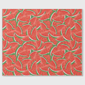 Verse tropische watermeloen cadeaupapier (Vlak)