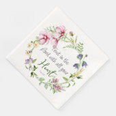 Verse Trust in The Lord met botanisch thema Servet (Hoek)