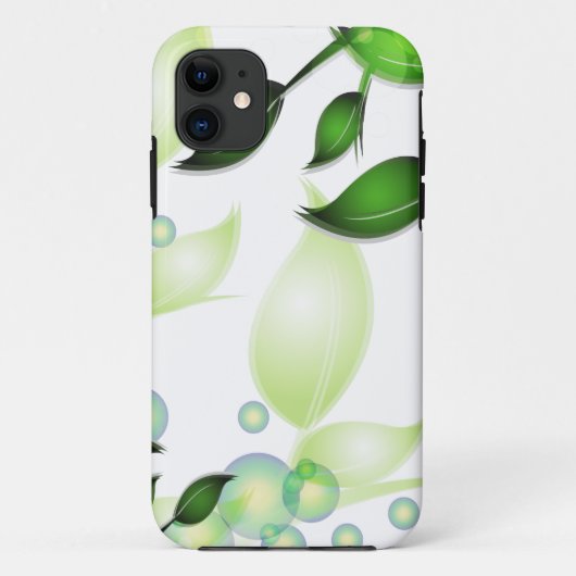 Verse Tuin Bladeren op Wit Case-Mate iPhone Case (Achterkant)