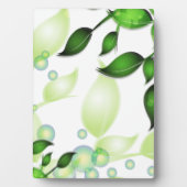 Verse Tuin Bladeren op Wit Fotoplaat (voorkant)