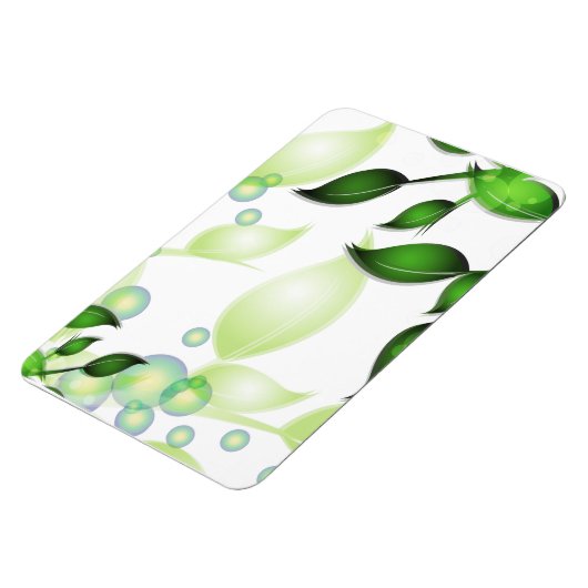 Verse Tuin Bladeren op Wit Magneet (Linkerzijde)