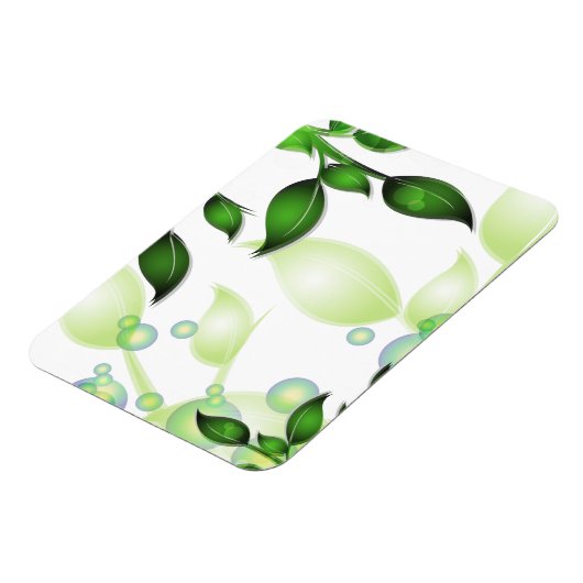 Verse Tuin Bladeren op Wit Magneet (Linkerzijde)