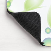 Verse Tuin Bladeren op Wit Muismat (Hoek)