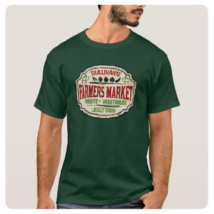 Verse Tuin VOEG NAAM TOE Lokale Telers Markt T-shirt