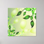 Verse tuinbladeren gewikkeld canvas (Voorkant)