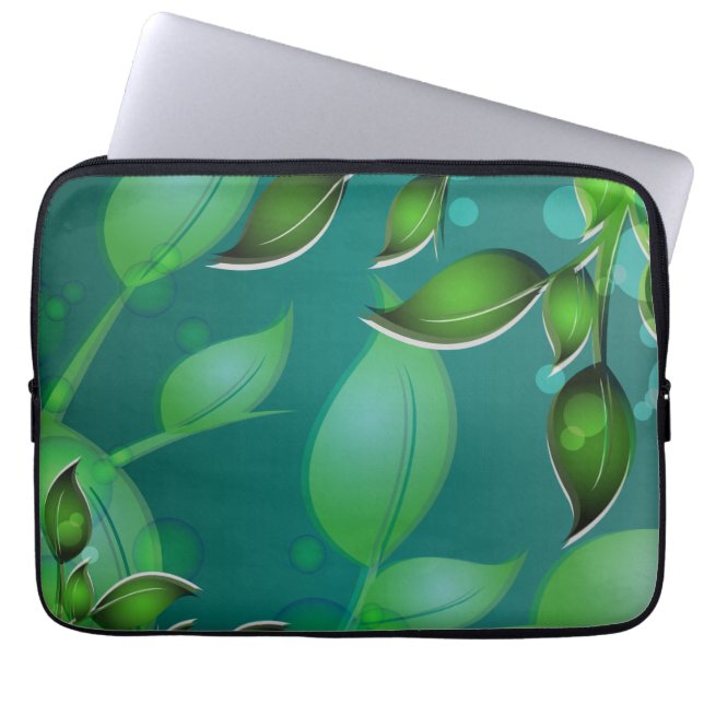verse tuinbladeren laptop sleeve (Voorkant)