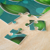verse tuinbladeren legpuzzel (Zijkant)