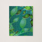 verse tuinbladeren legpuzzel (Verticaal)