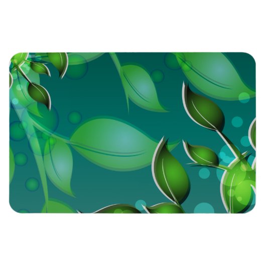 verse tuinbladeren magneet (Horizontaal)