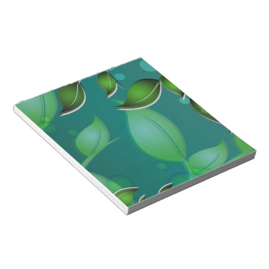 verse tuinbladeren notitieblok (Schuin)