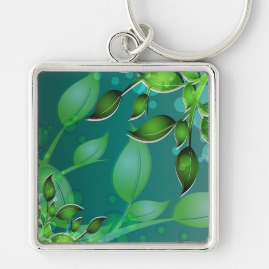 verse tuinbladeren sleutelhanger (Voorkant)