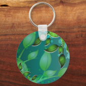 verse tuinbladeren sleutelhanger (Voorkant)