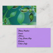 verse tuinbladeren visitekaartje (Voorkant / Achterkant)