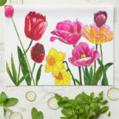 Verse Tulp Keukenhanddoeken (Gevouwen)