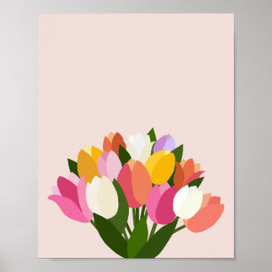 Verse tulpen 05 poster