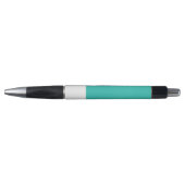 Verse Turkoois Moderne Eenvoudige Aangepaste Logo Pen (Voorkant)