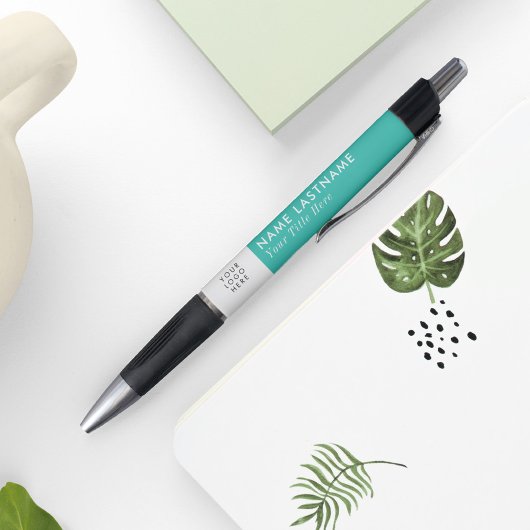 Verse Turquoise Modern Eenvoudige Custom Logo Busi Pen