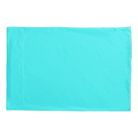Verse turquoise zomerkleur kussensloop (Achterkant)