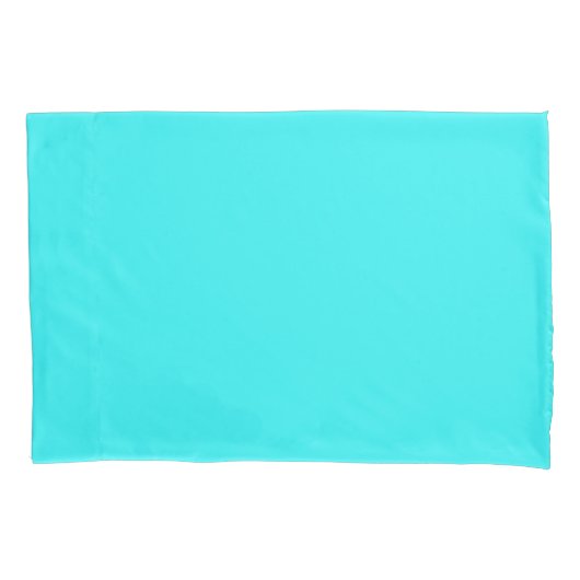 Verse turquoise zomerkleur kussensloop (Voorkant)