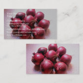 Verse uien visitekaartje (Voorkant / Achterkant)