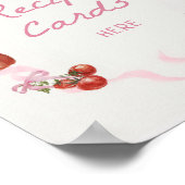 Verse Uit De Markt Bruids Shower Recept Poster (Hoek)