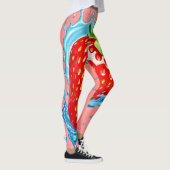 Verse uitbarsting van aardbei leggings (Rechts)