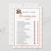 Verse van de markt Tuin Trouwen Schoen Game Kaart (Voorkant)