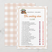 Verse van de markt Tuin Trouwen Schoen Game Kaart (Voorkant / Achterkant)