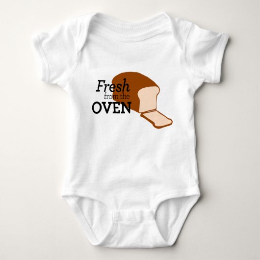 Verse van de "Oven Bked Bread Baby Outfit" Romper (Voorkant)