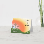 Verse van de vroege Sunrise Celebration Scripting Feestdagen Kaart (Voorkant)