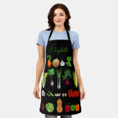 Verse Veggies Personalized Apron Schort (Gedragen)