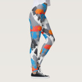 Verse verf Leggings - kleurrijke plastische Leggin (Rechts)