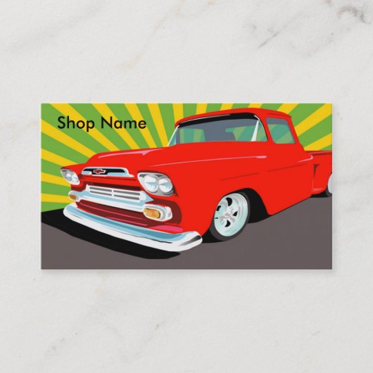 Verse verf visitekaartje (Voorkant)