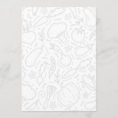 Verse Vers voedsel , Gezond eten Catering Restaura Menu (Achterkant)