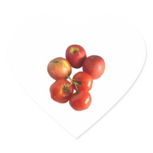 Verse verse Appels en Tomaten Stickers