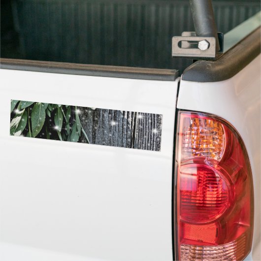 Verse verse salie boerderij-hout twinkellichtjes bumpersticker (Op Truck)