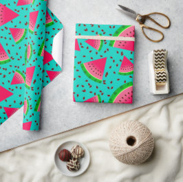 Verse verse watermeloenschijf koel   cadeaupapier