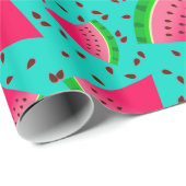 Verse verse watermeloenschijf koel cadeaupapier (Rol Hoek)