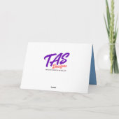 Verse Verse Winter Sneeuw Foto Denk Aan Jou Maatwe Kaart (Achterkant)