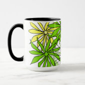 Verse Vibe: Kleurrijke Bloemenkoffiekop Mok (Links)